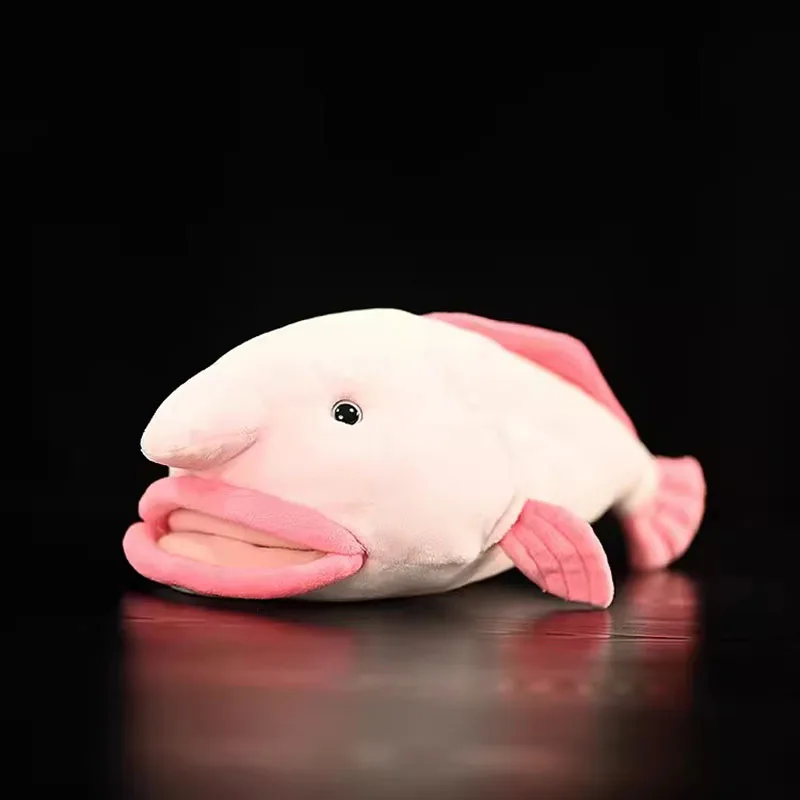 Simulated Animal Blobfish Sea Ocean Ugly Pink Fish Oceanarium Plush Toy Stuffed Doll Marine Park Museum Aquarium Boy Girl Gift