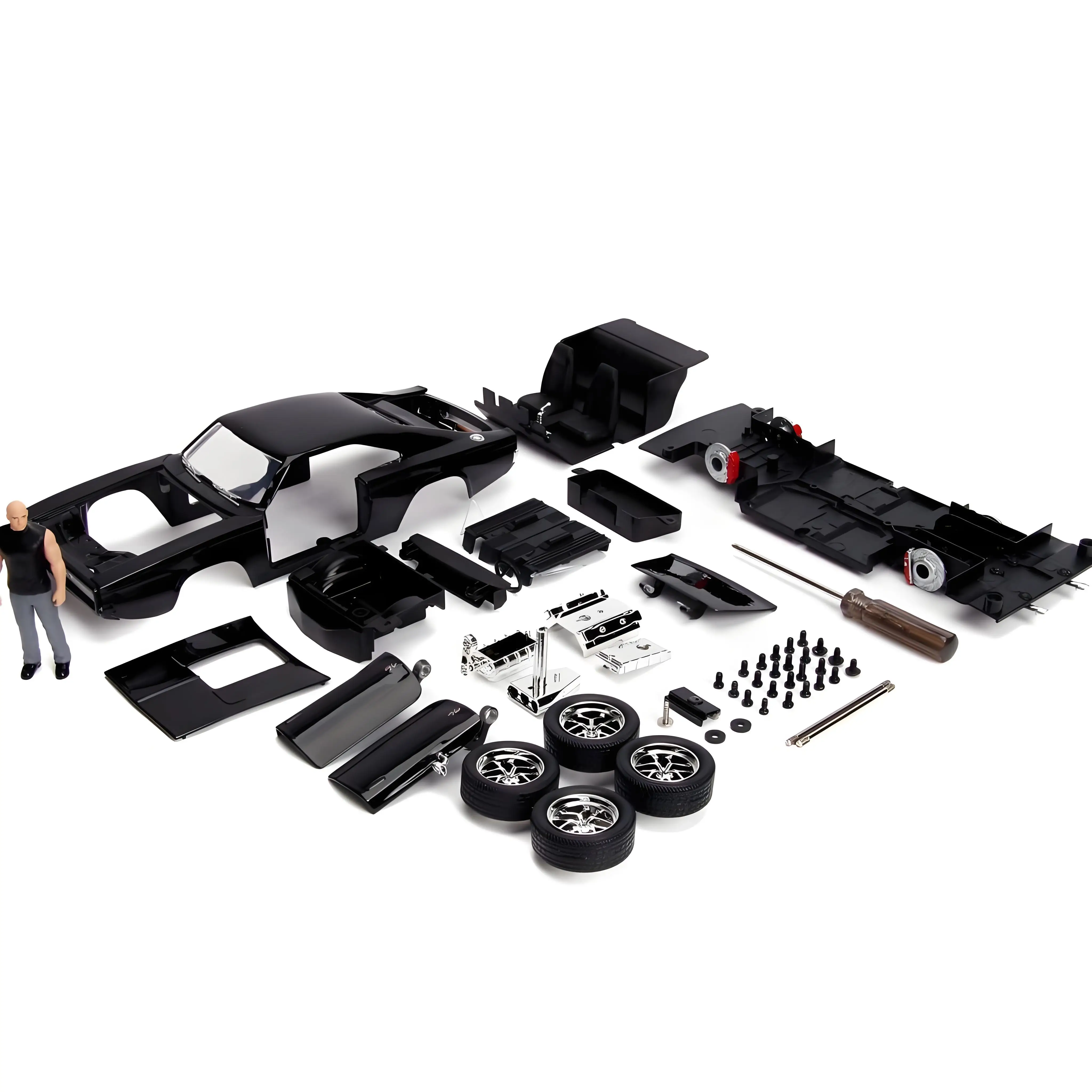 JADA 1:24 CHARGER R/T Versione assemblata Auto in lega Fonde sotto pressione e veicoli giocattolo Modello di auto Modello in scala in miniatura per bambini