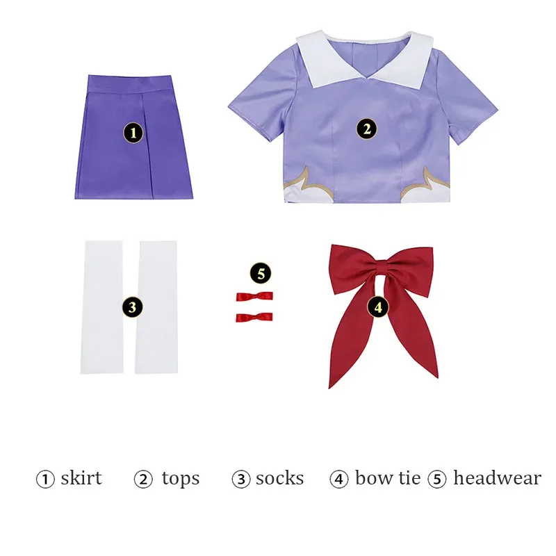 Anime Cosplay Gasai Yuno Cosplay Future Diary Cosplay Costume Wig Anime Mirai Nikki Sailor Suit Lolita Girl Uniform Dress F 72th view 4