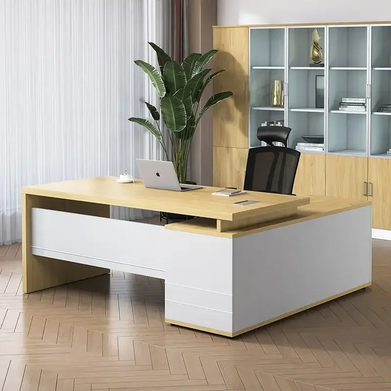 Modern office table executive CEO Boss desk computer table wholesale office furniture staff desk