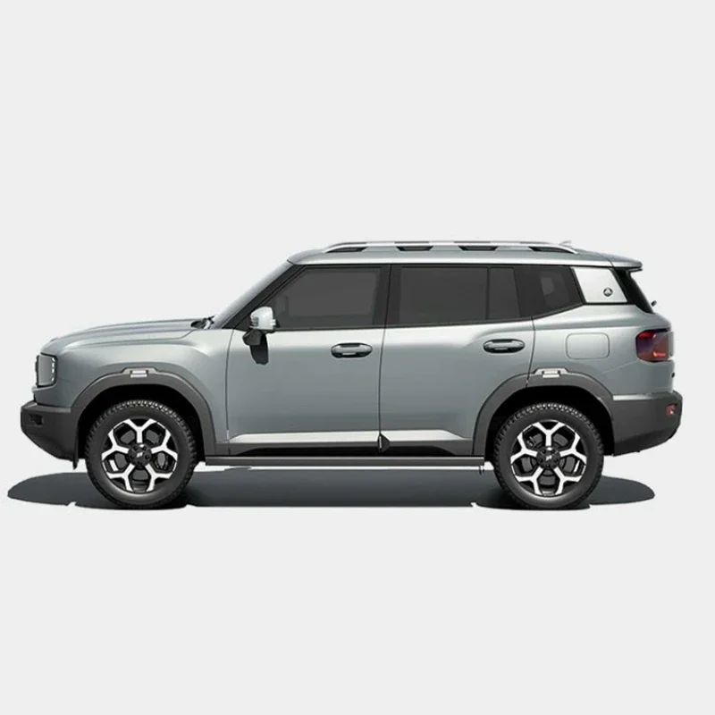 JETOUR T1 شانهاي جبل البحر سبيكة سيارة نموذج منضدية الديكور رمادي أخضر جمع عرض شيري SUV 1:18