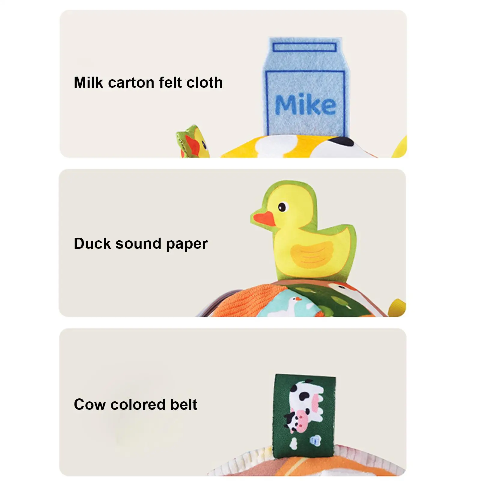 Baby Toy Ball Soft Ball For Babies Textured Chew Toy For 0-6 Months Hand Grasp Motor Skill Development Sensory Play Learning