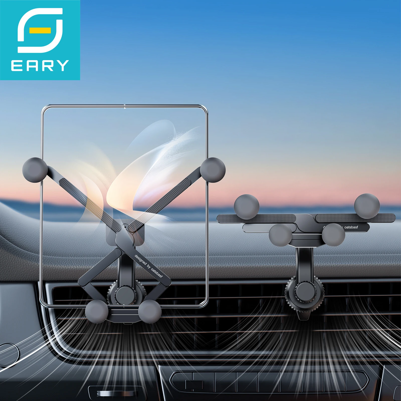 

Eary Z Fold 7 6 5 4 Car Phone Holder Mount Vent Car Accessories for Samsung S25 Ultra iPhone Google Xiaomi Mix Fold 4 Huawei X6