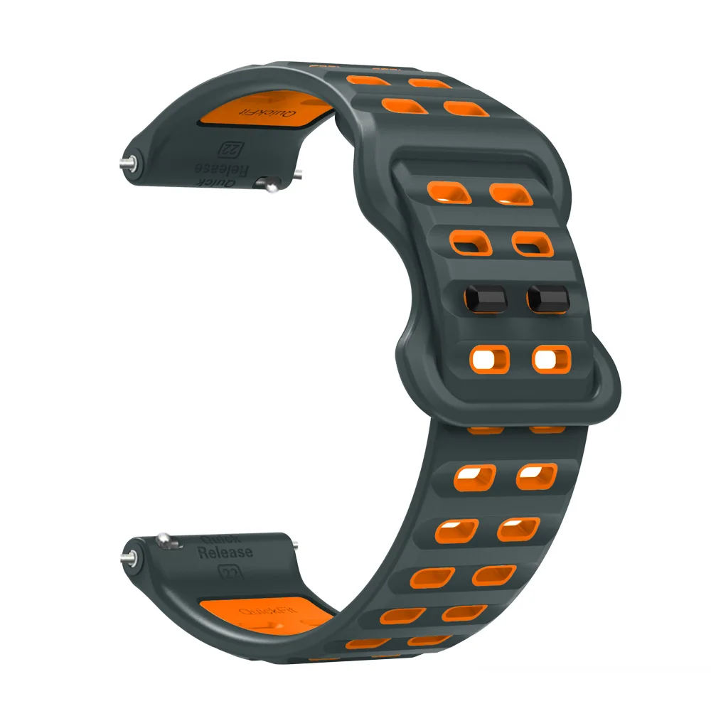 22mm Silicone Band For Zeblaze Stratos 4/GTR 3 Pro/Vibe 7 Pro/Beyond 3 pro Watch Strap Bracelet for Btalk 2 Lite/3 Pro Watchband