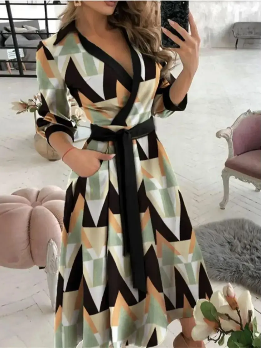 Women Print Dress Sexy V-Neck Bat Sleeve Ruffl Flowers Print Bohemian Beach Sundress Ladies Loose Summer Vacation Mini Dresses