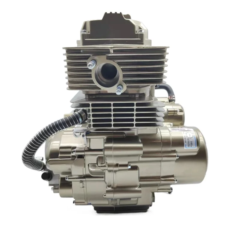 Manufacturer Water-Cooled Cylinder Assy Loncin 200cc Motorcycle Engine Tricycle Spare Parts Electric Motor Start Carburetor
