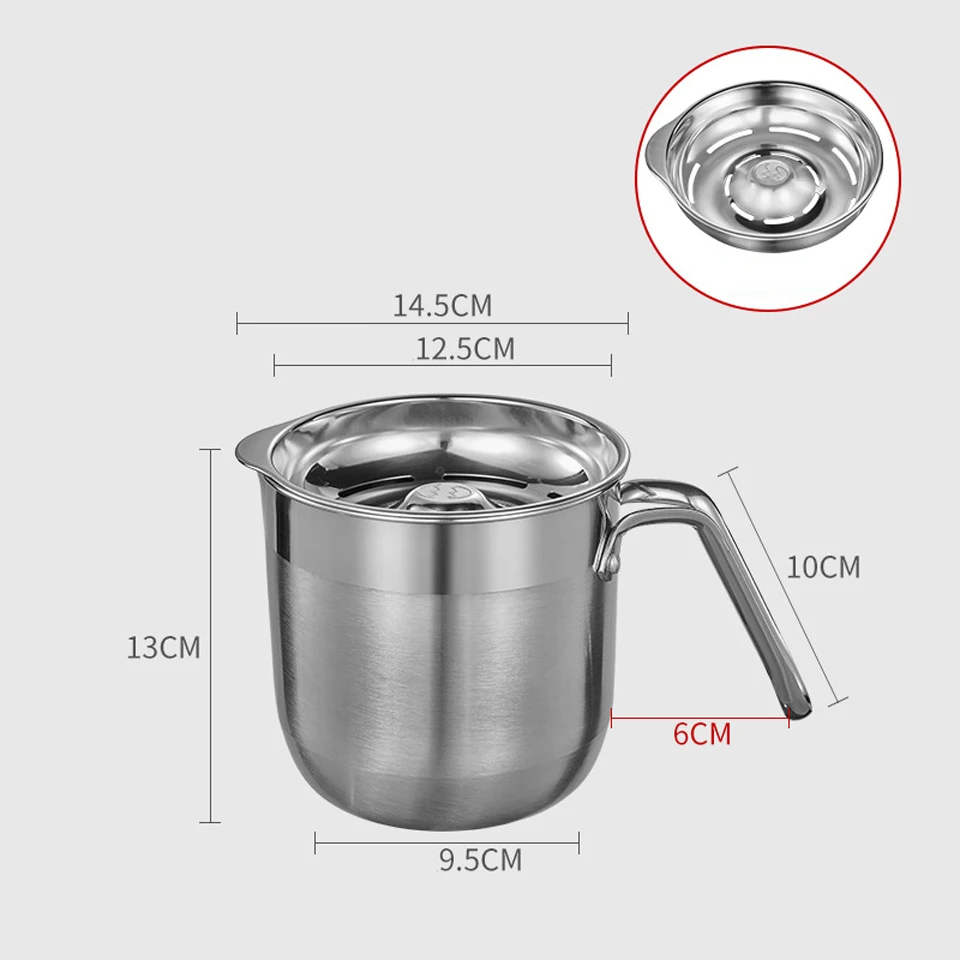 304 Stainless Steel Egg White Separator Auxiliary  Yolk   Strainer Household   Kitchen Gadgets