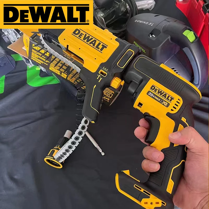 DEWALT DCF620 Drywall Screw Gun 20V Handheld Automatic Feeding Nailing Machine Brushless 360 Degree Rotation Nail Gun