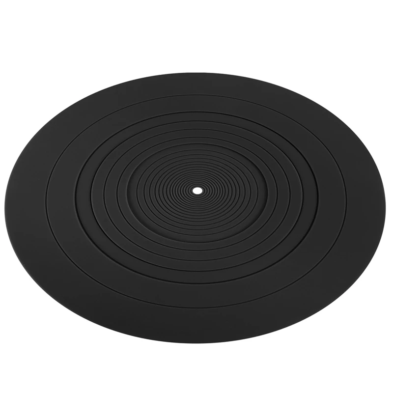 295Mm Silicone Turntable Mat Anti-Vibration Slipmat Record Mat For LP Vinyl Record Player Audio Replacement Accessory