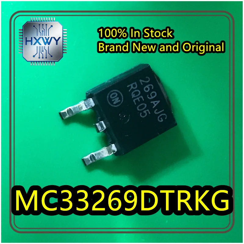 (10/50 pieces) MC33269DTRKG 269AJG TO252 LDO and Voltage Controller Low Dropout Regulator - Brand New Original Stock