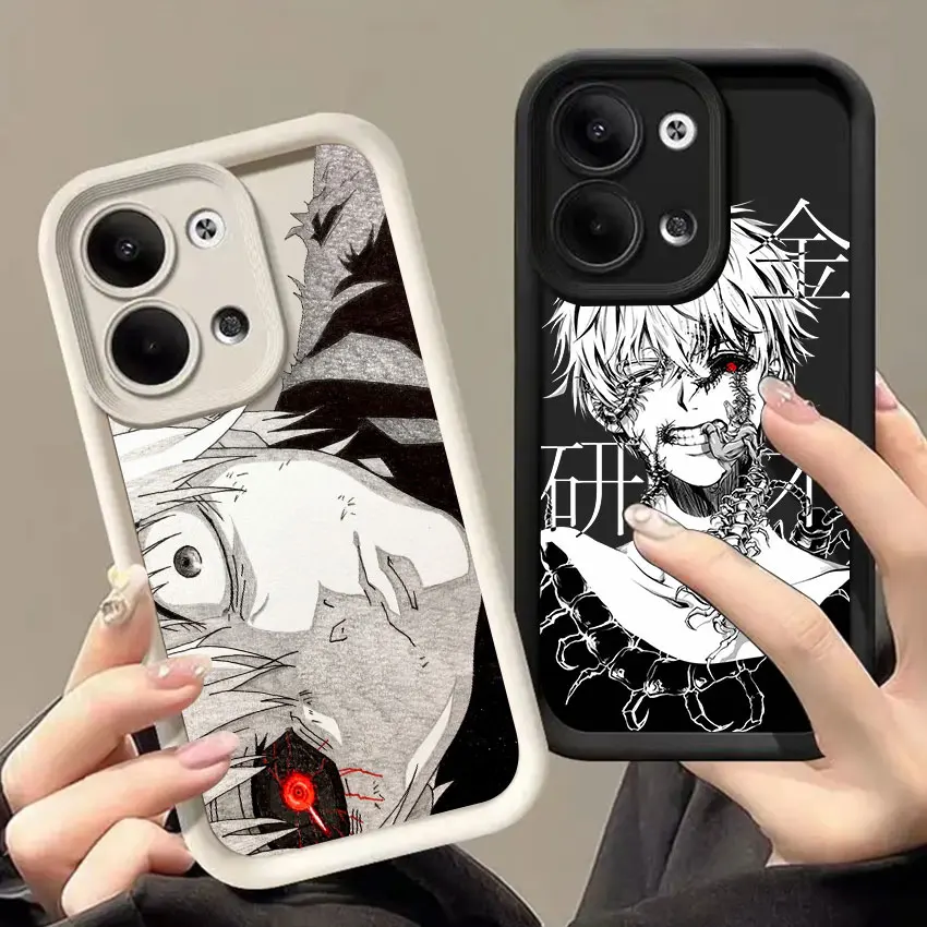 

Japan Anime Tokyo Ghoul Kaneki Ken Phone Cases For Oppo Reno 14 13 12 11 F 10 5G 6 7 8 Pro Plus Cover 8T 7Z 8Z 14Pro Soft Funda