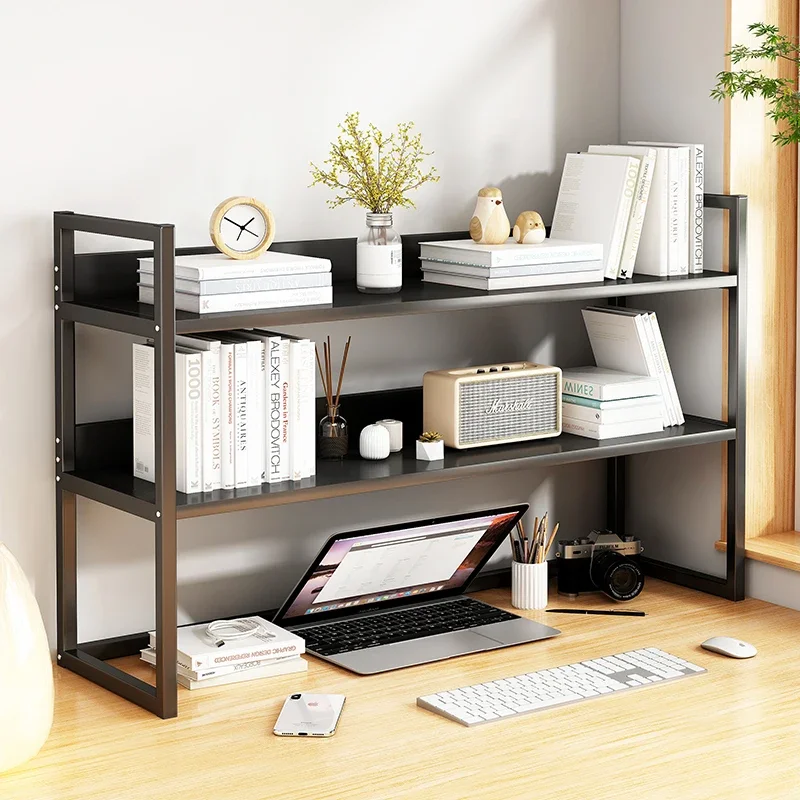 

Simple Desk Shelf Iron Work Desk Table Organizer Bookshelf Student Dormitory Bedroom Storage Shelf Estante Home Furniture LVBS