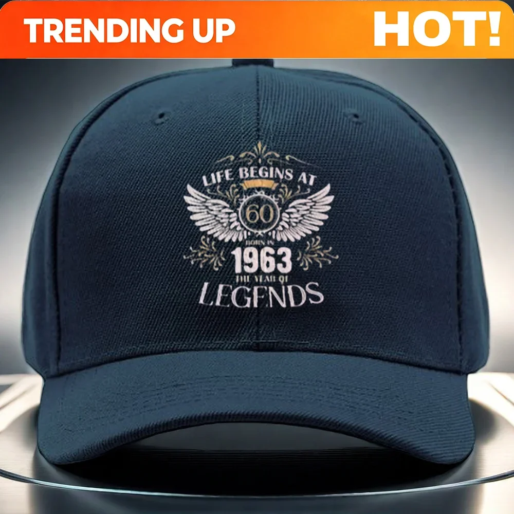 Customization Legendary Logo Baseball Cap For Men And Women, Adjustable Dad Hat, Truck Driver Cap