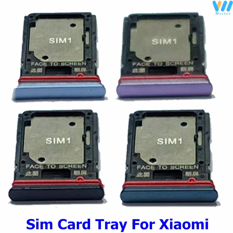 

SIM Card Slot Holder For Xiaomi Redmi Note 11 Pro Plus 5G Sim Card Tray Micro SD Card Adapter Reader Replacement Repair Parts