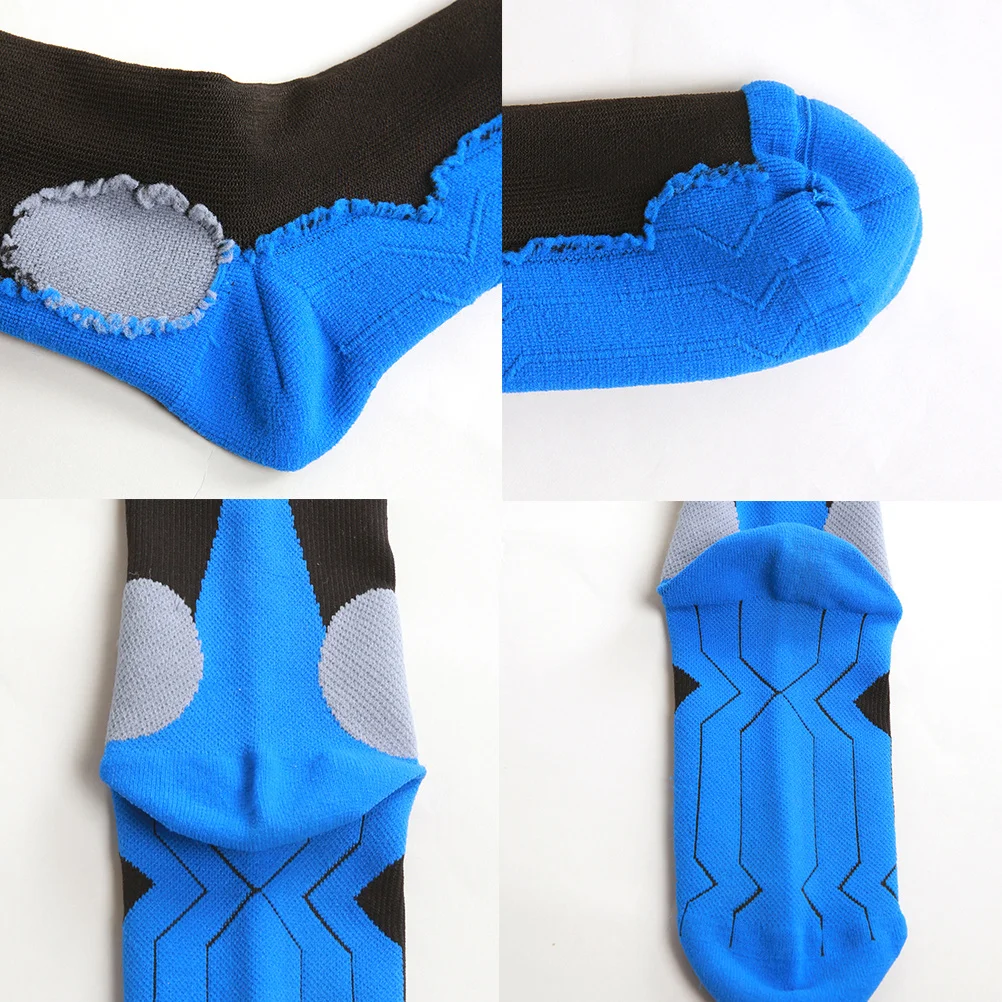 

1Pair Running Compression Socks Breathable Moisture Wicking Support for Varicose Veins Leg Swelling Relief