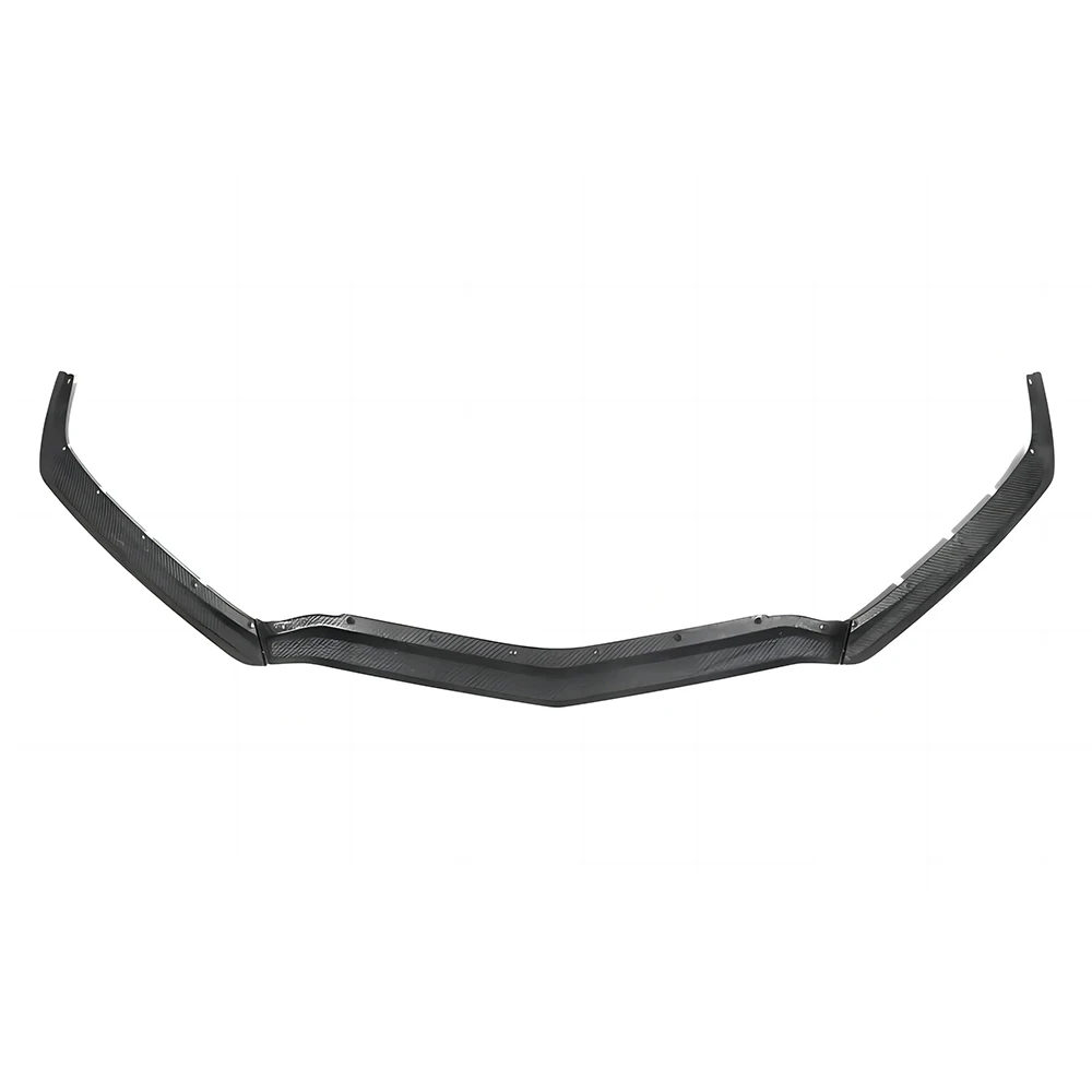 Dry Carbon Fiber Front Bumper Lip For 21-23 Chevrolet Corvette C8 VS Style Splitter Canards