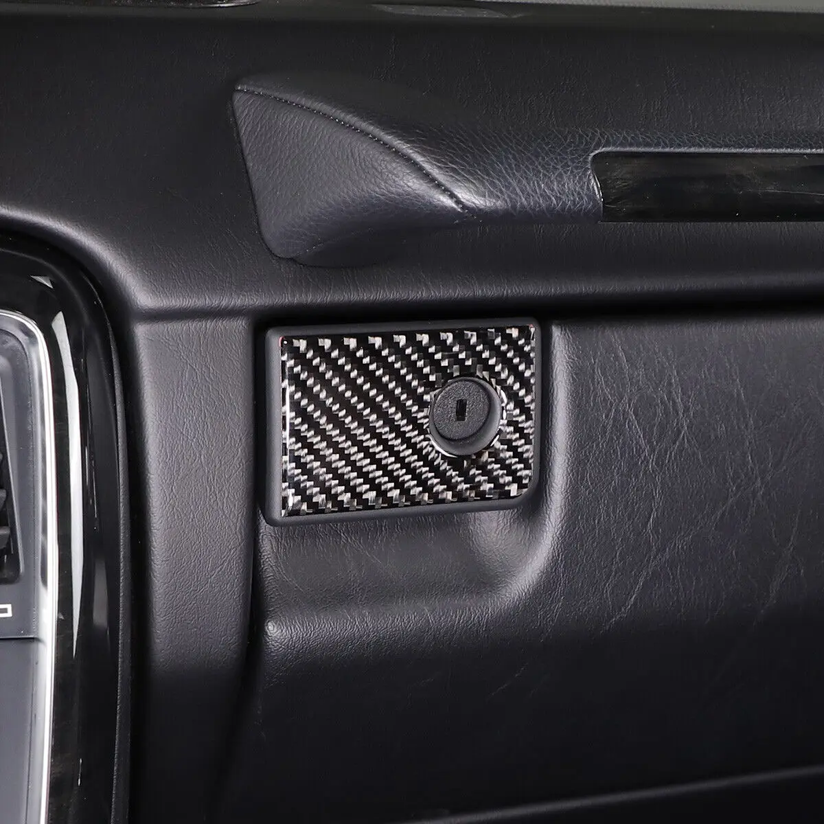 Soft Carbon Fiber Car Inner Storage Box Panel Cover Trim Sticker Fit For Mercedes Benz G Class W463 2013-2018