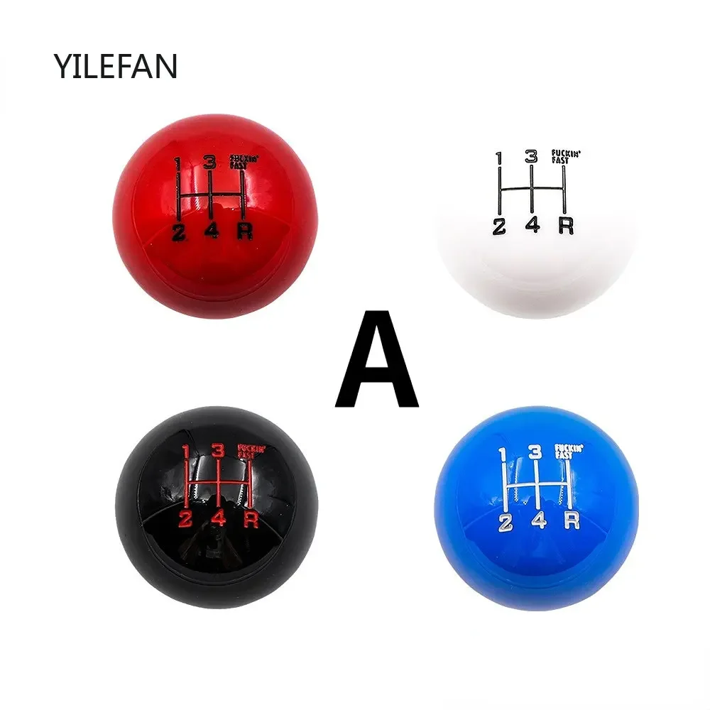 

Round Ball Gear Shift Knob With M8 M10 M12 Adapter Replacement Shifter Automatic Manual Stick Shift Heads JDM Universal