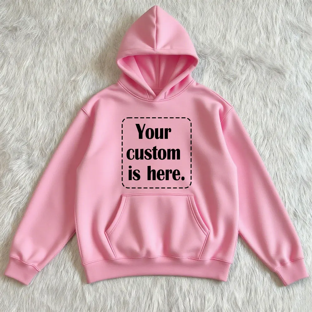 2025 Student Casual Customized Printed Text DIY Hoodie Custom Personalized Hoody Custom Hoodies Text Sweatshirt Tops - view 6