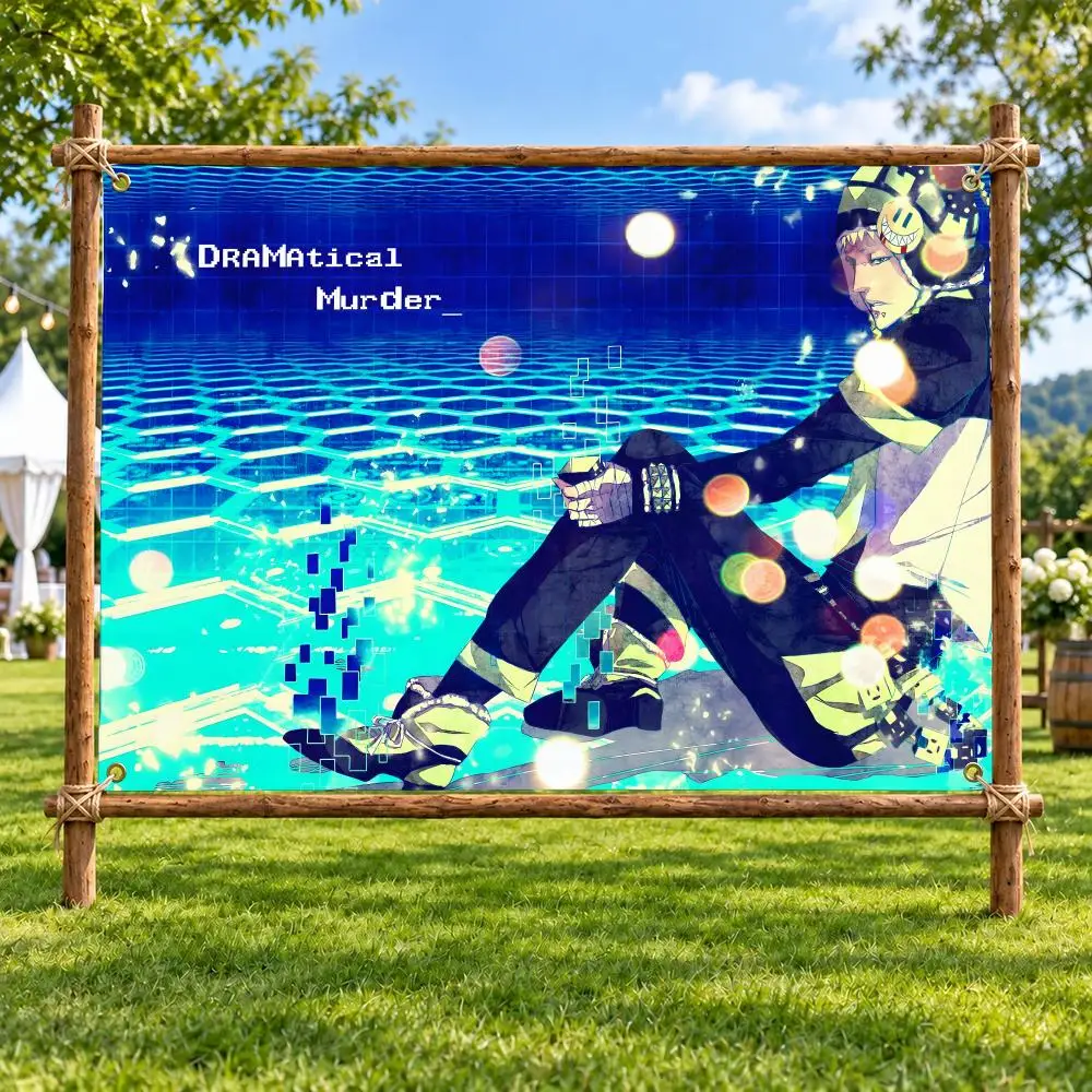 Dramatical Murder Cool Flags Suitable for Bedroom Dorm Wall Garden Yard Porch Patio Home Party Decor