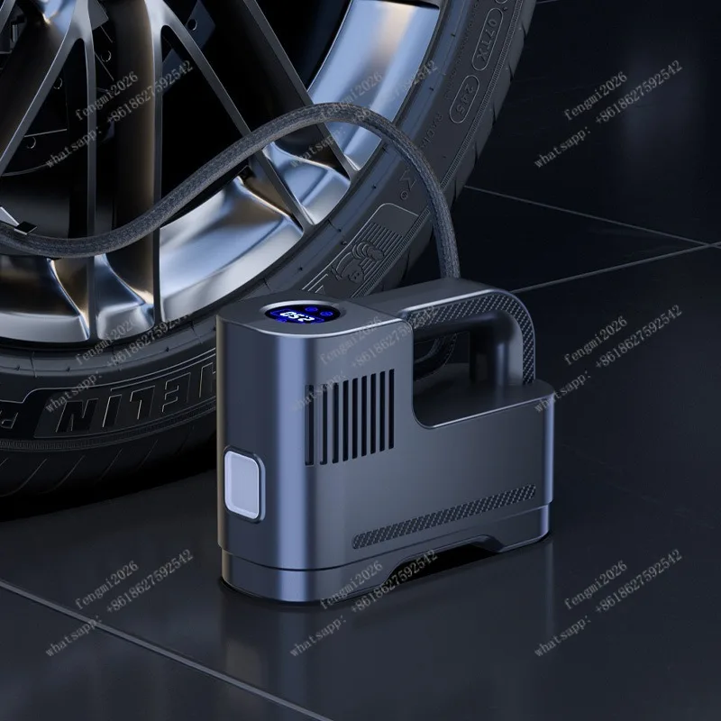 Portable Multifunctional Car Air Pump Tire Inflator Air Compressor for Auto Vehicle Tyre