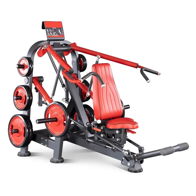 2026 Super French Press Machine Steel-Made Pin Load Selection for Fitness Gym Equipment Plate Loaded Seated Shoulder Press Train