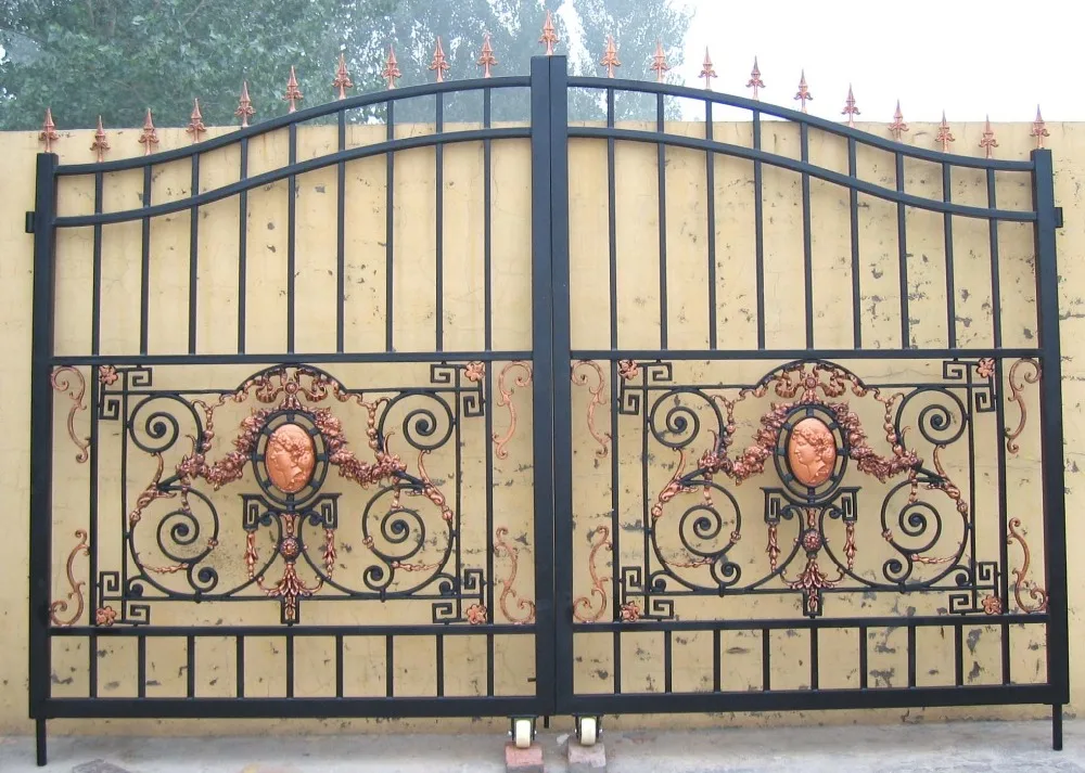 Luxury Wrought Iron Grill Main Gate Designs For Door