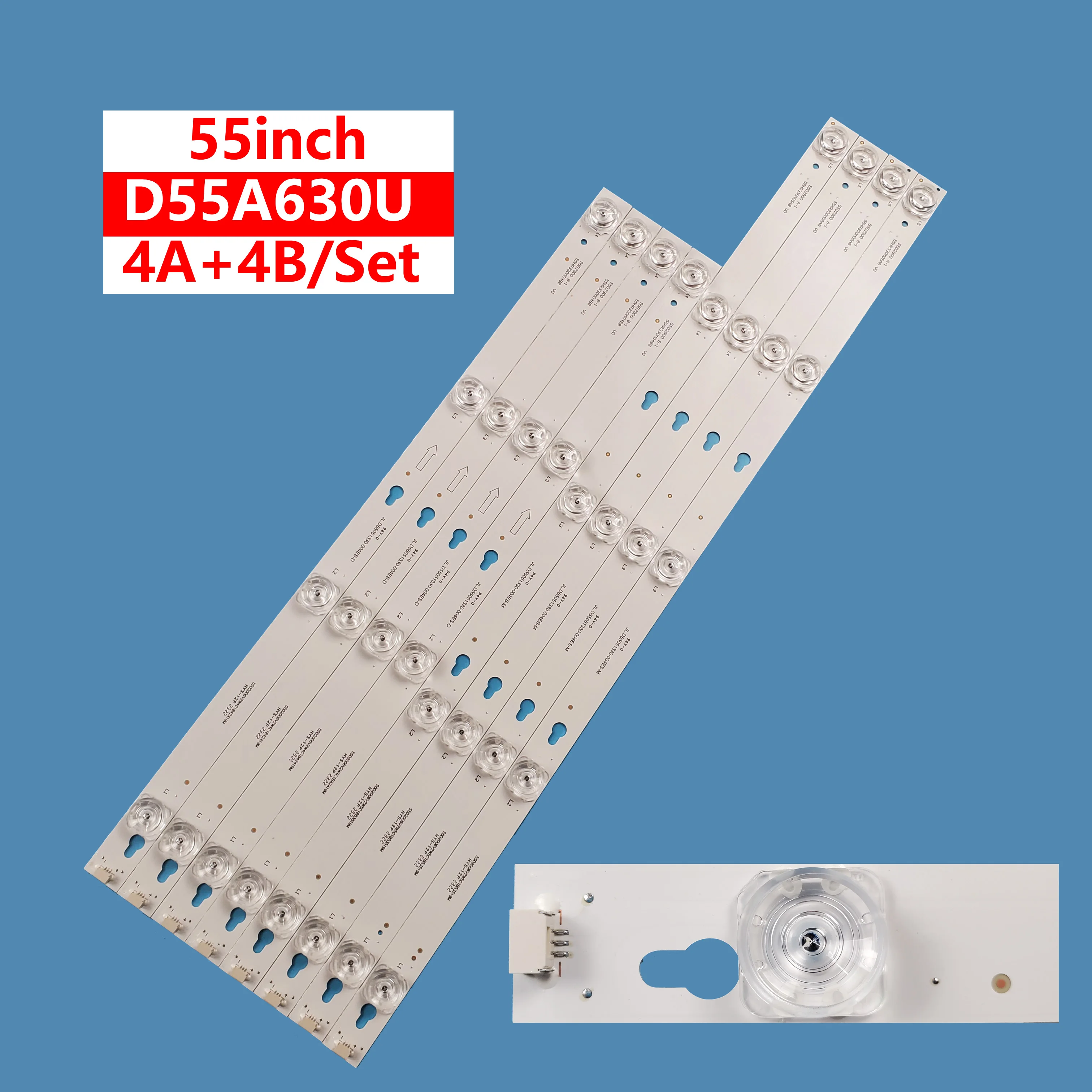 

TV Backlight Strips lights JL.D55051330-004ES-M JL.D55051330-004ES-D For D55A810 L55E5800A-UD Backlight tv led STRIP