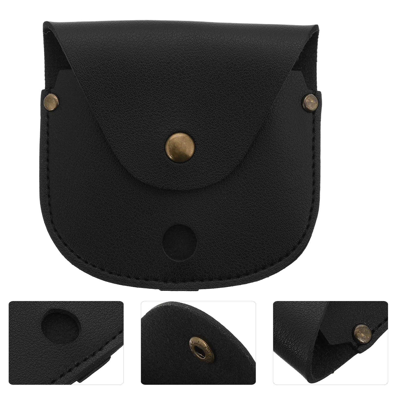 

Vintage Pocket Watch Bag Soft PU Holder Waist Pouch Scratch Resistant Travel Case Carrier Organizer for Men Women