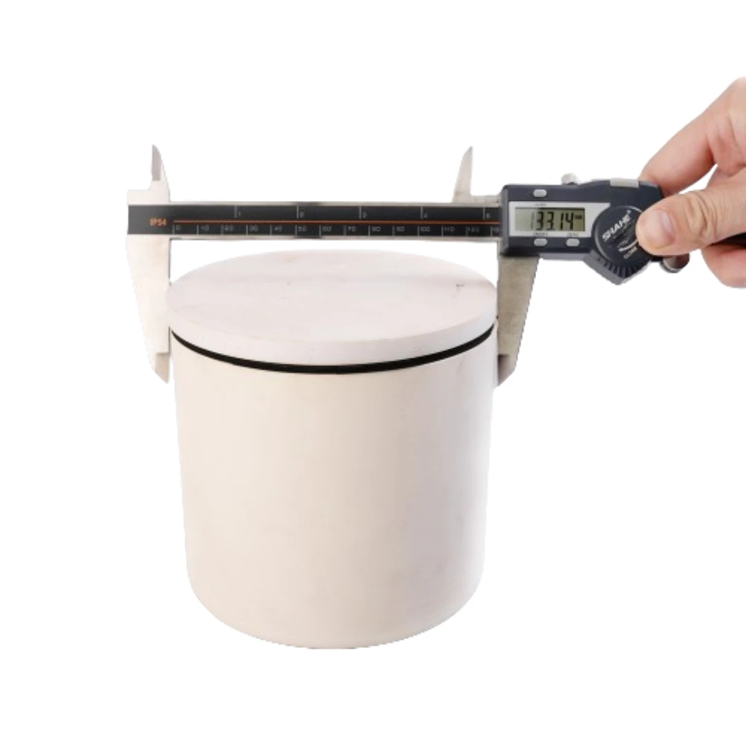 99% الألومينا السيراميك الكرة مطحنة جرة الألومينا طحن خزان 50 مل 3L #2