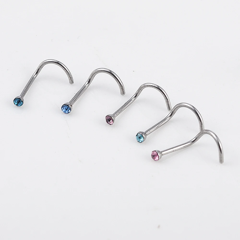 10/20/30/40 pcs Punk Style Piercing Nose Lip Jewelry Body Jewelry For Man Women Studs 2mm Pick Free Shipping