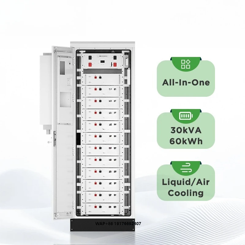GSL ENERGY High Voltage 60kWh Commercial Battery Storage System OEM LiFePO4 BESS Air Cooling Off Grid/Hybrid Grid Compatible
