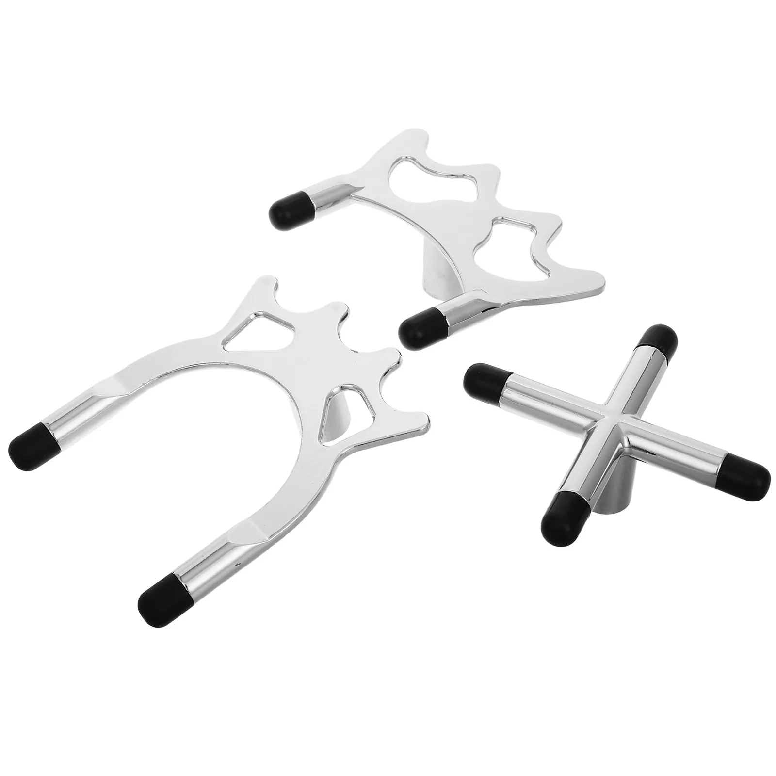 

Набор из 3-х подставок для бильярдных киев с крестообразным дизайном под бронзу, устойчивые держатели для киев для дома и клуба