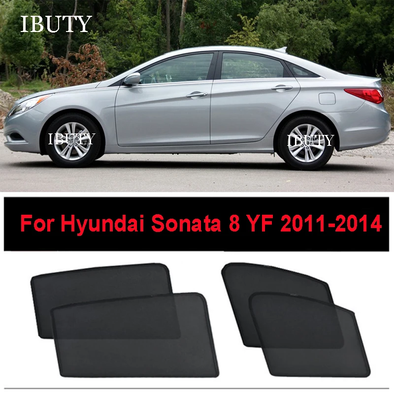 

For Hyundai Sonata 8 YF 2011 2012 2013 2014 Accessories Car Sunshade Visor Mesh Curtains Side Window Sun Shade UV Heat Sunshield