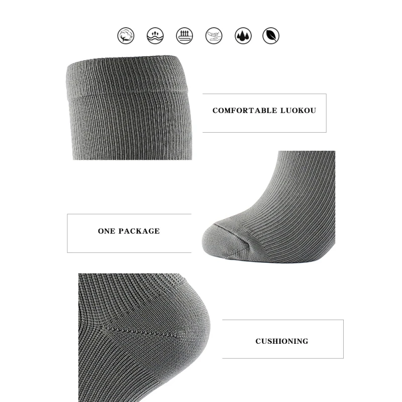 3 Pair Compression Stocking Knee High Pregnant Edema Diabetes Varicose Veins Running Travel Sport Compression Socks Women Men