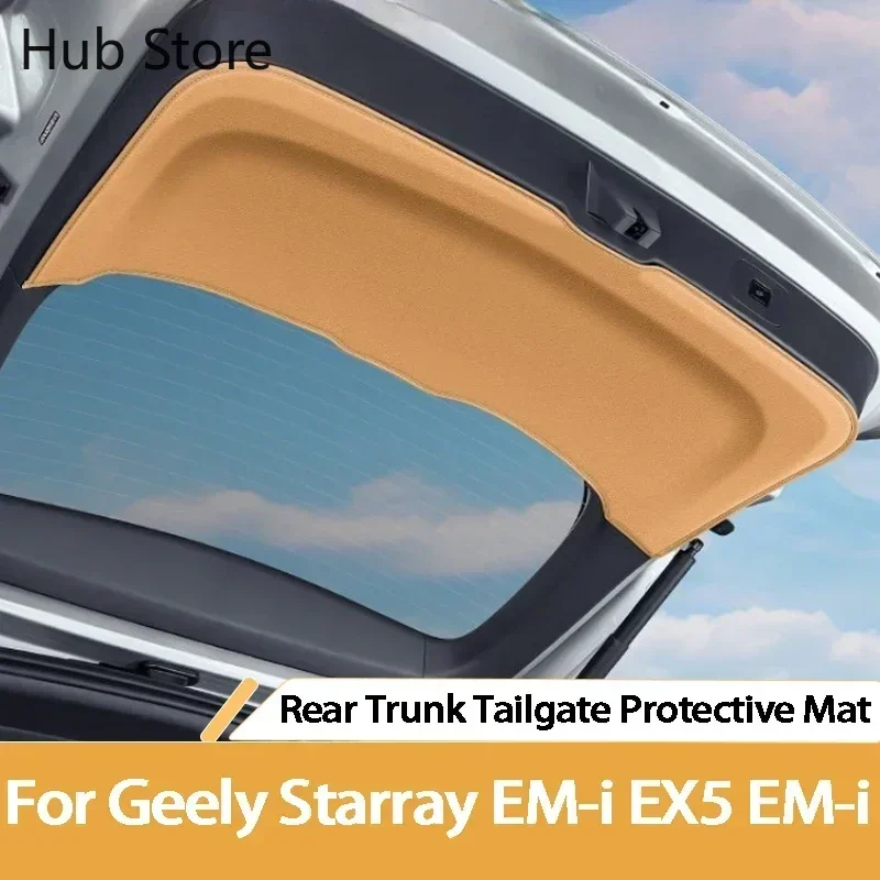 For Geely Starray EMi EX5 E5 EMi 2025 2026 Trunk Tailgate Protective Mat Original Color Anti Scratch Interior Auto Accessories