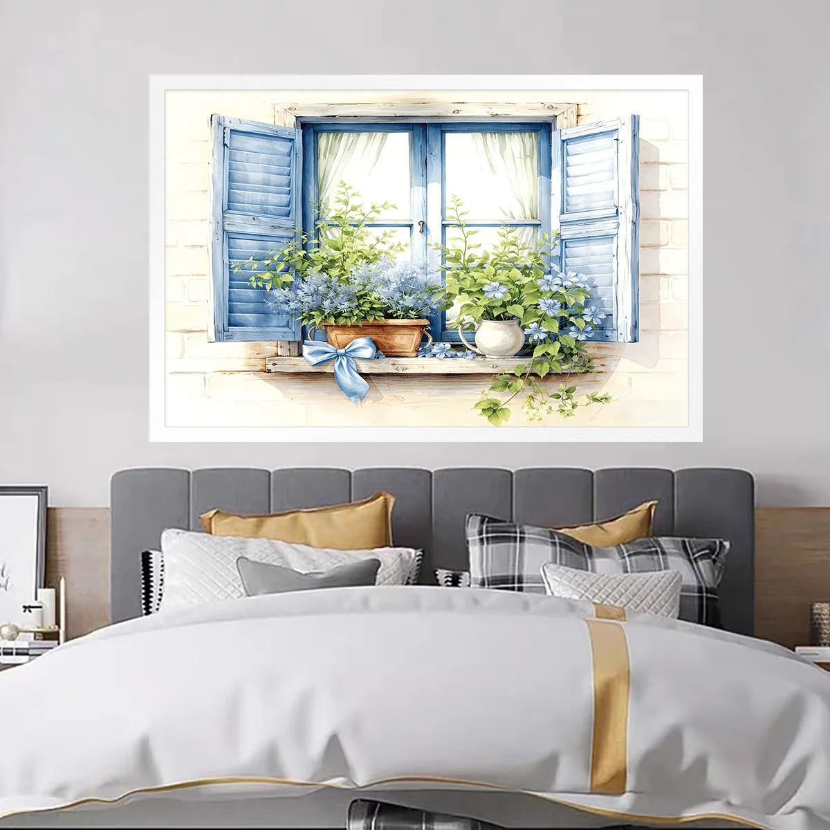 1pc Window Scenery Green Plant Printing Pvc Simulation 2d Flat Wall Stickers Multi Size Living Room Bedroom Wall Art Decoration view 6