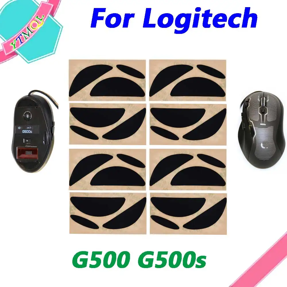 

Hot sale 20set Mouse Feet Skates Pads For Logitech G500 G500s wireless Mouse White Black Anti skid sticker replacement Connector