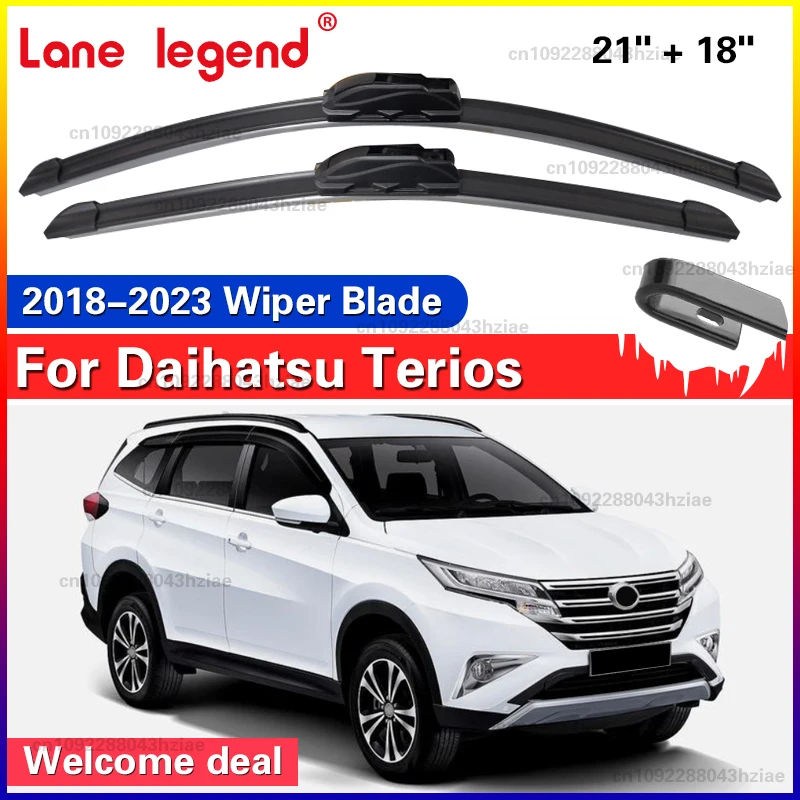 

For Daihatsu Terios Toyota Rush F800 F850 MK3 2018~2023 Front Wiper Blades Brushes Window Windshield Windscreen Car Accessories