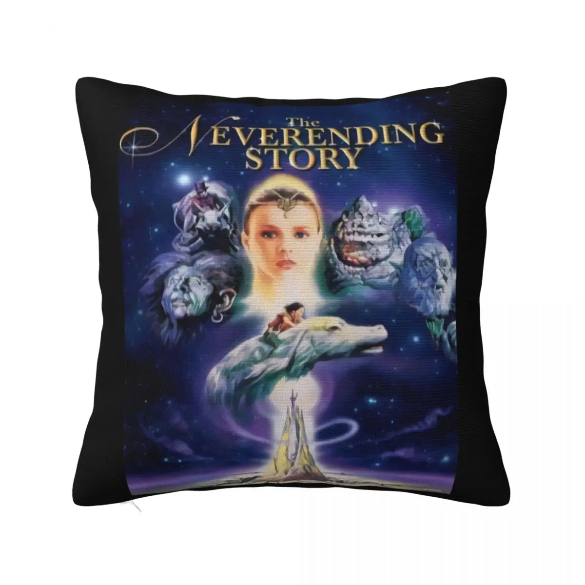 New The Neverending Story Bluray Dvd Poster Small Medium L Or Xl Geek Cheap Sale Pillow Case