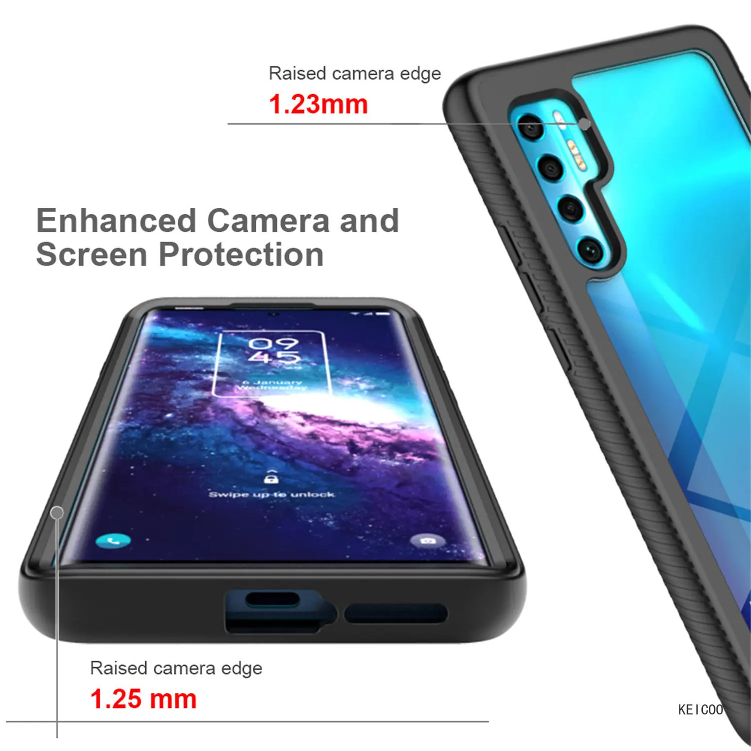 Fundas Slim Armor Case for TCL 20S 20 S 20L20 L 20L+ 20Pro 30XE 20XE 30 20 XE 5G T775H T773O T810H 5087Z Silicone Phone Cover