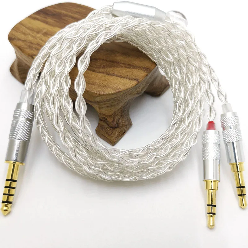 8 كور HE400SE كابل 3.5/2.5/4.4 مللي متر التوصيل إلى 2*3.5 مللي متر المكونات ل Hifiman SUNDARA Ananda HE400SE Denon AH-D600 SONY MDR Z1R...