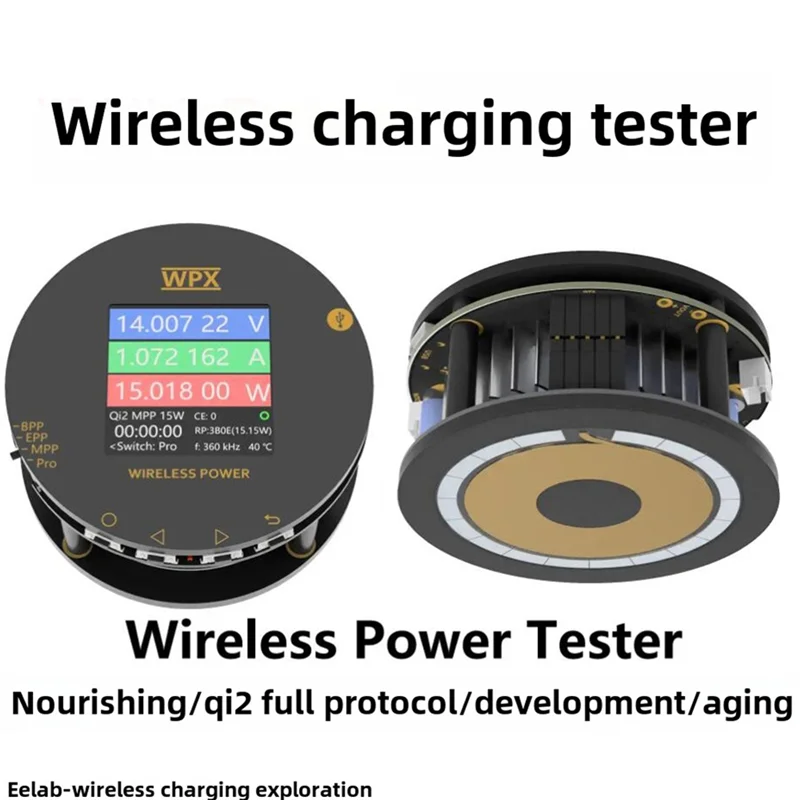 -A90P Multi Functional Qi2 Tester 15W Fast Charging Wireless Charging Debugger Repair Wireless Charging Tester Wireless Power Te