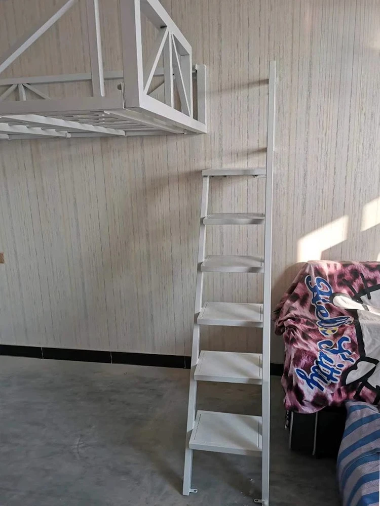 Loft małe mieszkanie oszczędzające miejsce wiszące podwyższone łóżko z kutego żelaza hamak naścienny prześcieradło ludzkie podwójne łóżko