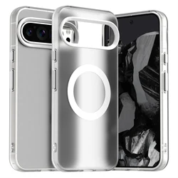 Skin Sense Magnetic Charging Case For Google Pixel 9 10 Pro XL 8 Pro 8A 9A Translucent PC + TPU Hard Shockproof Cover