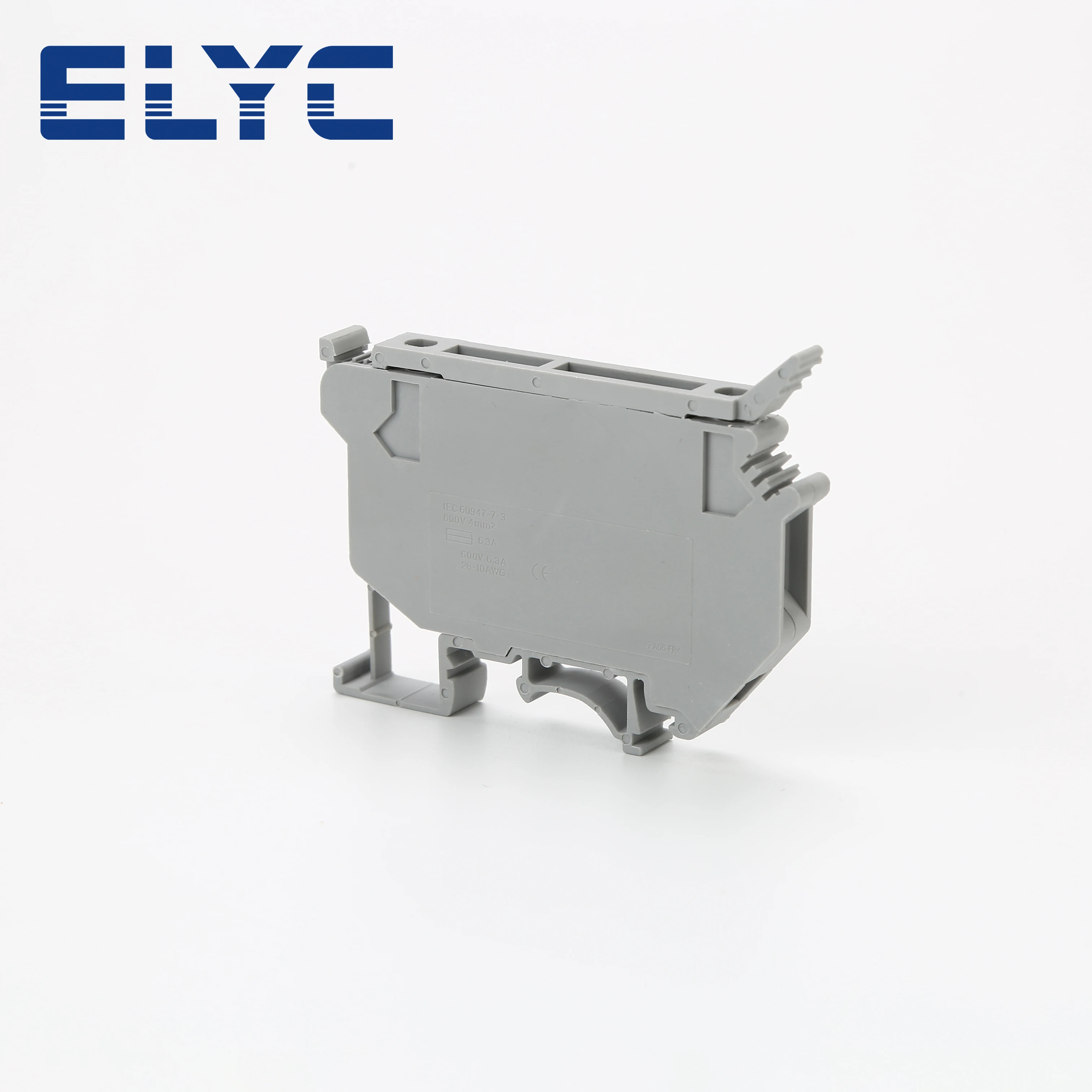 

10Pcs UK5-HESI Black Screw Disconnect Lever Fuse 5*25mm 24V/220V LED UK 5 HESI Wire Electrical Connector Din Rail Terminal Block