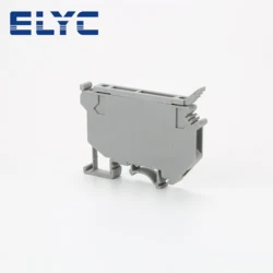 20Pcs UK5-HESI 검정색 나사 분리 레버 퓨즈 5*25mm 24V/220V LED UK 5 HESI 와이어 전기 커넥터 Din 레일 터미널 블록