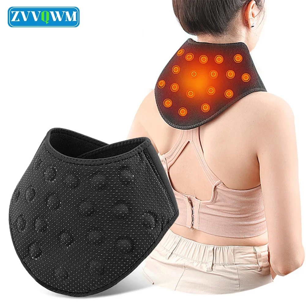 

1Pcs Magnetic Self Heating Pad Therapy Neck Wrap Support Brace Collar Pain Relief for Neck Arthritis Migraine Headaches Shoulder