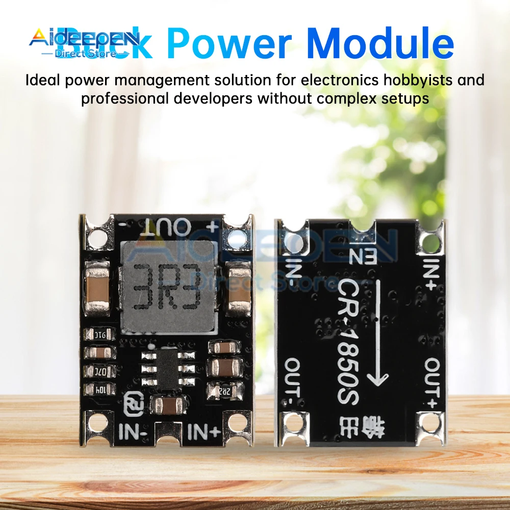 DC-DC Buck Converter Step-down Power Supply Module 6.5-16V To 3.3V 5V 4A Voltage Regulator for Car Motorcycle Battery