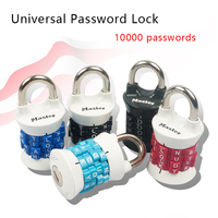 Master Lock 1535D Mini Digits Lock Number Password Combination Padlock Safety Travel Security Lock for Luggage Lock Padlock Gym